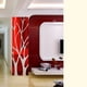 thumbnail image 5 of Pegatinas de Pared Injueey de Espejo Decoración de Arte Impermeable Rojo 135x37cm, 5 of 6