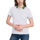 thumbnail image 1 of Negocios Tops Casuales para las Mujeres Manga Corta Botón de Solapa Abajo Camisa Desgaste de Oficina Transpirable, 1 of 6