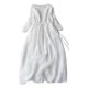 thumbnail image 1 of Vestido entallado de manga 5/4 y cuello redondo para mujer - Elegante vestido informal de poliéster para el día a día o para fiestas, con tejido elástico, 1 of 3
