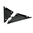 thumbnail image 5 of 2X Left+Right Side View Door Mirror Flag Cover Molding Trim for Fiat 500 12-19, 5 of 12