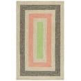 thumbnail image 2 of SAFAVIEH Braided Oswin Geometric Machine Washable Reversible Area Rug, Black/Light Green, 8' x 10', 2 of 18
