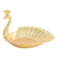 thumbnail image 4 of Serving Tray Metal Golden Peacock Fruit Plate Table Party Basket Bowl Centerpiece Storage Food Organizer Case Home Decor, 4 of 9