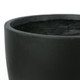 thumbnail image 5 of Black MgO Round 17.2in. H Outdoor Planter, 5 of 7