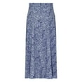thumbnail image 6 of Sngxgn Womens Skirts Elastic Waist A-Line Pleated Long Skirts(Blue,XL), 6 of 9