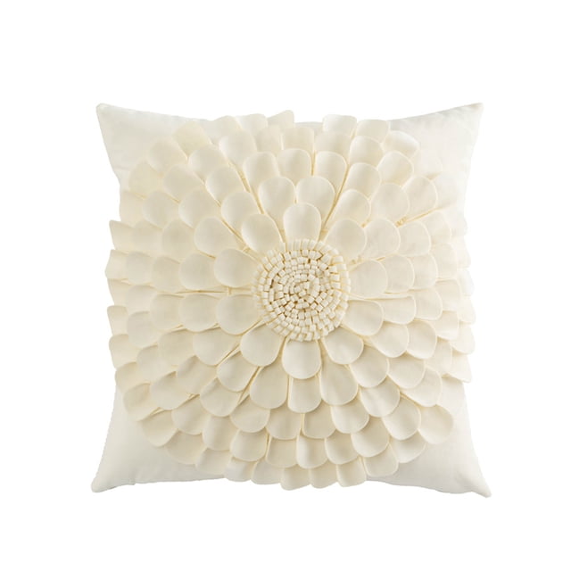 Amdohai 3D Flower-shaped Pillow Case Soft Cushion Cover Romantic Pillowcase With Hidden