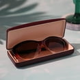 thumbnail image 5 of Rons Optical Clamshell Faux Patent Leather Hard Eyeglass Case Small to Medium Frames Readers for Women Men, 5 of 7