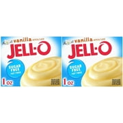 Jell-O Vanilla Sugar Free & Fat Free Instant Pudding & Pie Filling Mix, Two 1oz Boxes