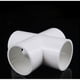 thumbnail image 3 of 10 piezas Cruz de PVC de 4 vías para la construcción de conectores de muebles de marco de invernadero de alta resistencia 20mm, 3 of 5