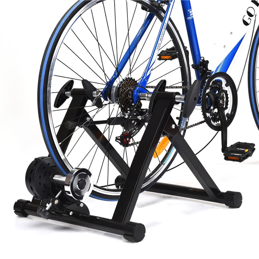 Topcobe 8 Adjustable Resistance Indoor Steel Bicycle Exercise Stand, Indoor Cycling Stationary Bike for Home Gym Cardio