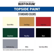 Black, Rust-Oleum Marine Coatings Topside Gloss Paint-396962, 1 qt