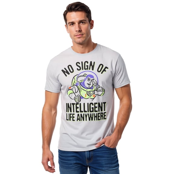 Toy Story T-Shirt Men's Intelligent Life Buzz Short Sleeve Tee