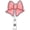 Pink Bow, variant on Nurse Bow Retractable Badge Reel Accessories with Alligator Clip for Nursing Students Social Worker Funny Badge Clip CNA RN Doctor Pink Fun Office Acrylic Badge Holder for Medical ID Card