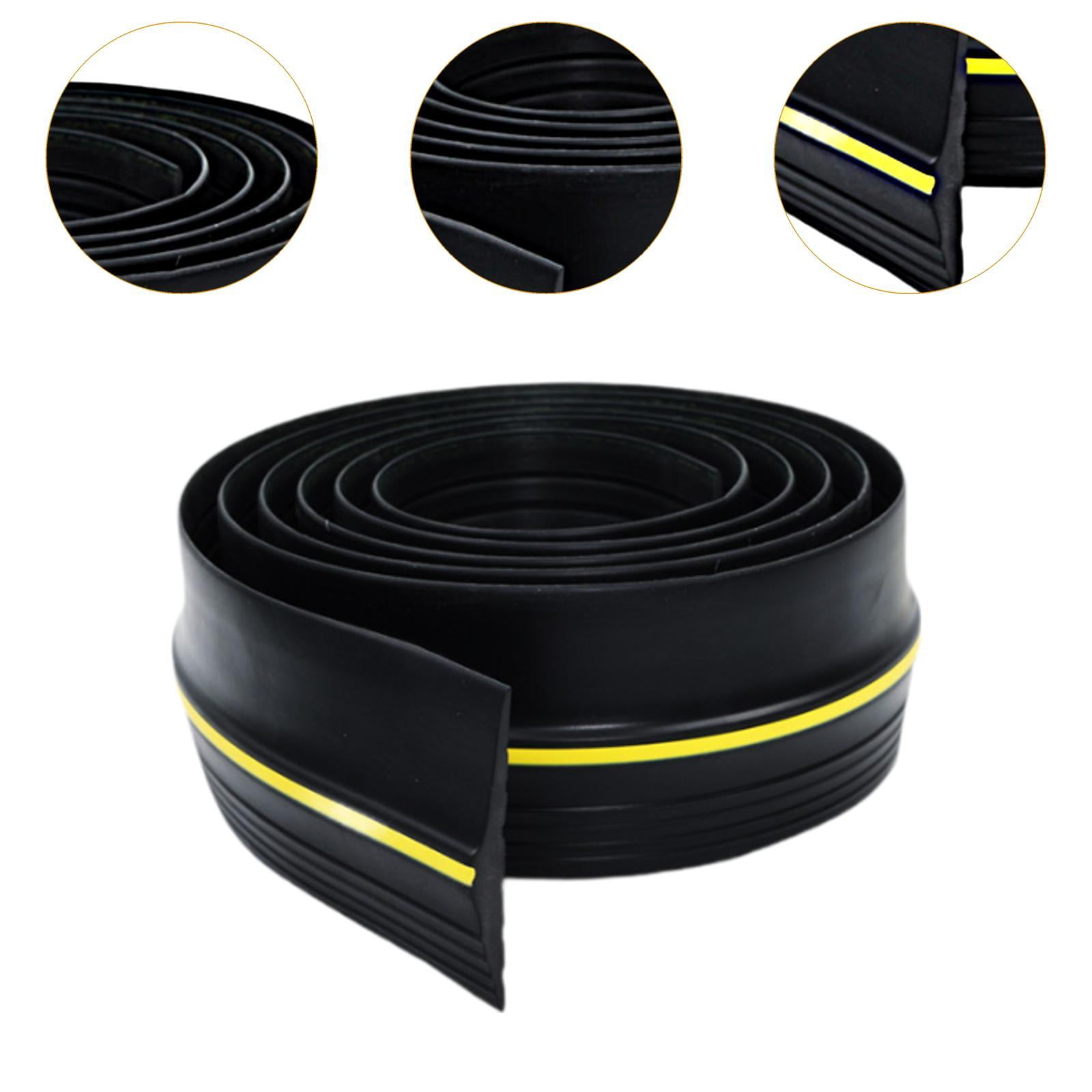 Baoblaze Garage Door Bottom Threshold Seal Strip Replacement Strip Multipurpose, Waterproof Weatherproofing DIY Garage Door Seal Strip 500cm Single Nonslip