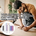 thumbnail image 3 of Heat Erasable Fabric Marking Pens, Tailor's Chalk Pencils Replacement, Set of 4 Pens and 20 Refills with Extra Fine Writing Points for Effortless Crafting, 3 of 7