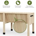 thumbnail image 3 of Riedhoff Wood Raised Garden Bed, 45.86 x 23.62 x 30.31", Rectangle Planter Box, Natural Color, 3 of 7