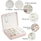 thumbnail image 3 of Caja de joyería, caja de joyería para regalo de cumpleaños de mujer, caja de joyería de cuero grande, almacenamiento de joyas para aretes, caja de collar de joyería, regalos para mujeres, 3 of 7