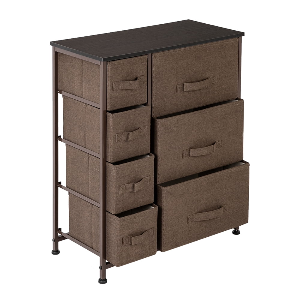 Dresser With 9 Drawers Bedside Table Storage Cabinet - Furniture Storage Tower Unit For Bedroom, Hallway, Closet, Office Organization-Brown - Dresser With 9 Drawers Bedside Table Storage Cabinet - Furniture Storage Tower Unit For Bedroom, Hallway, Closet, Office Organization-Brown -
