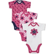Gerber Newborn Girls' 3-piece Flower Ast