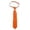 Orange, variant on Kids' Pre-Tied Solid Necktie, Easy Pull-On Formal School Uniform Accessory for Boys & Girls,One Size