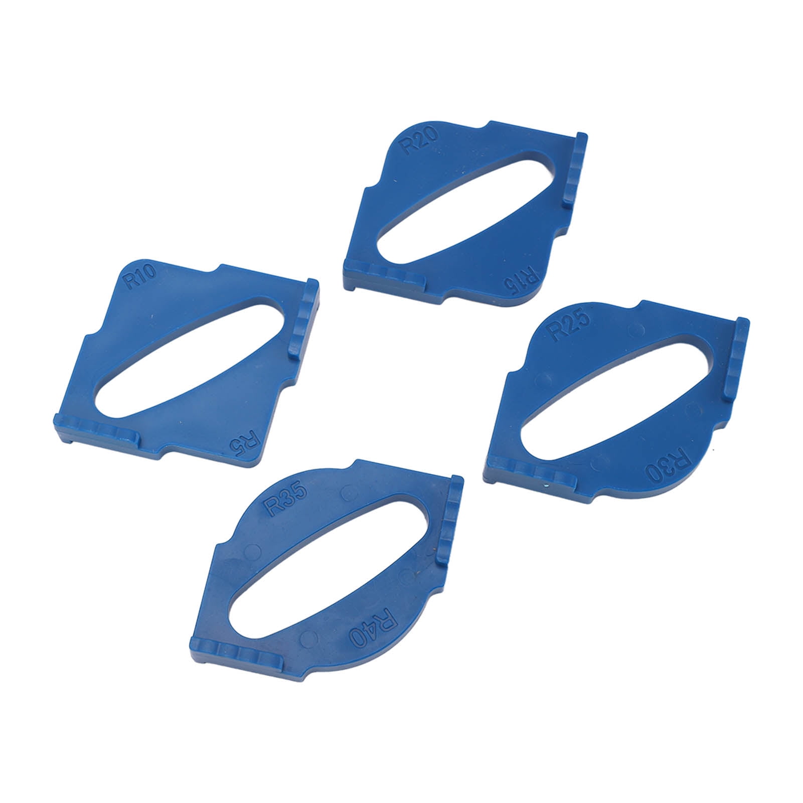 Rounded Corners Router Template, 4Pcs R5 R10 R15 R20 R25 R30 R35 R40