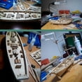 thumbnail image 3 of Kit de Barco de Velero de Madera Modelo DIY Decoración Barco Regalos Juguete Para niños ANGGREK, 3 of 6