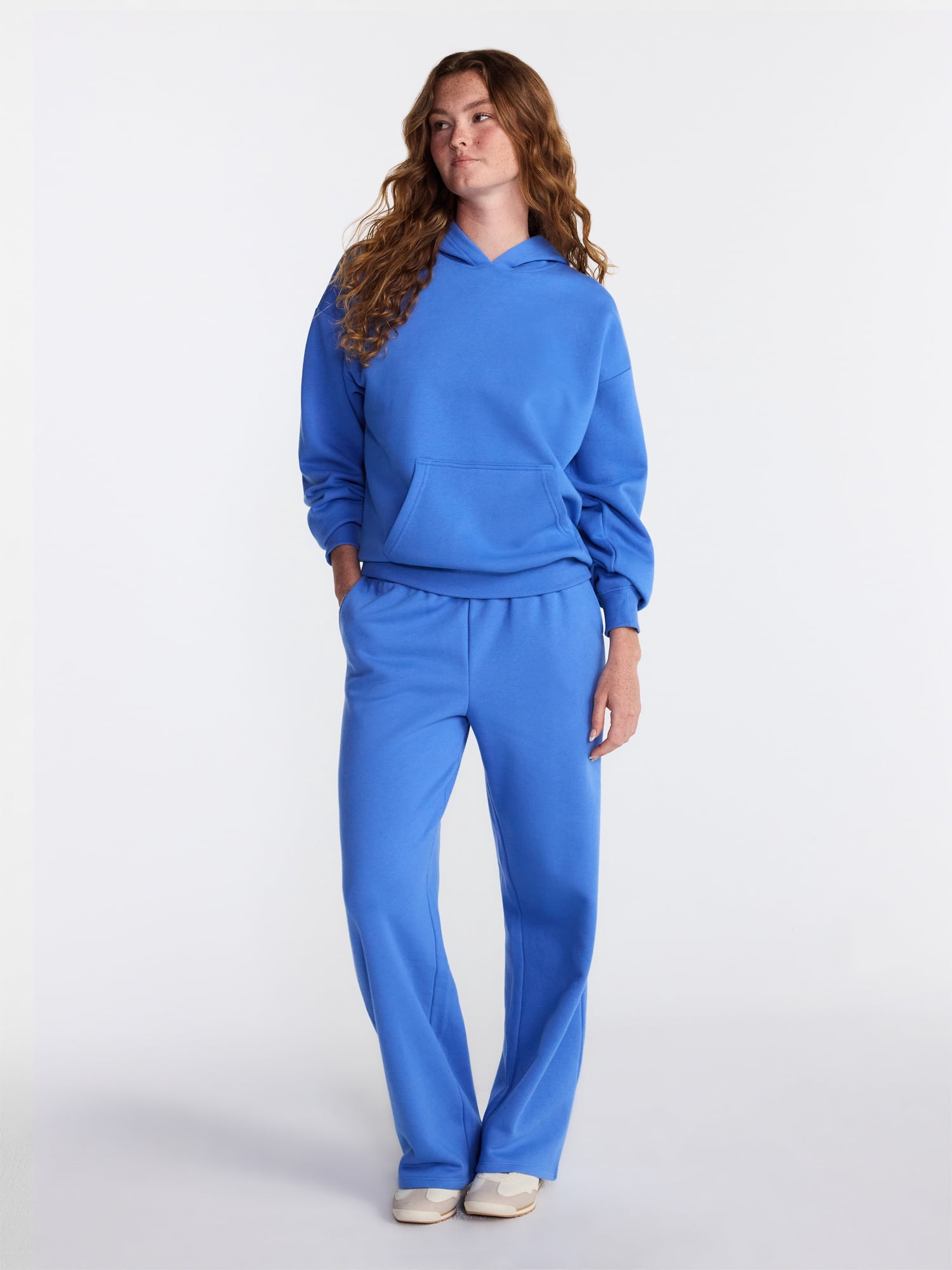 No Boundaries Mini Waist Fleece Pants, 30'' Inseam, Women’s XXS-XXL