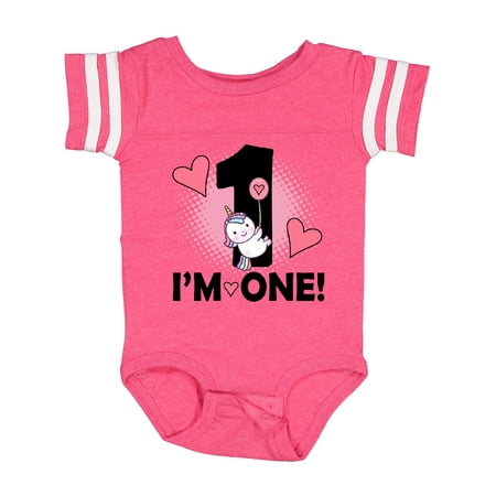 

Inktastic First Birthday 1 Year Old Girl Unicorn Girls Baby Bodysuit
