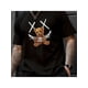 thumbnail image 1 of Men's Fashion Trend Pure Cotton Round Neck Casual T-Shirt Featuring a Playful Printed Bear Design for Modern Casual Wear, 1 of 7