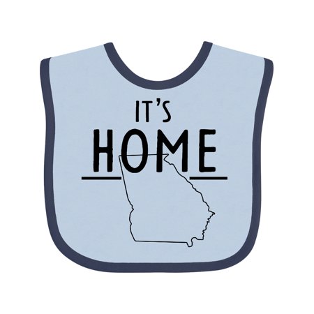 

Inktastic Its Home- State of Georgia Outline Gift Baby Boy or Baby Girl Bib