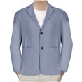 thumbnail image 2 of Fznquz Sport Coats Mens Jacket Under $10 Blazer Gray Suit Casual Fall Winter Men Coat M, 2 of 6