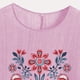 thumbnail image 3 of Camiseta de Mujer Camiseta de Manga Corta Impresión Casual Raglan Suelto de Lino Top Blusas, Cuello de la Tripulación, 3 of 4