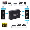 thumbnail image 1 of SDI a HDMI Converter, SDI a HDMI Audio De-Embedder Support 3G-SDI, HD-SDI, Detección de formato automático SD-SDI y desembedrionador de audio estéreo, SDI Loopout (negro), 1 of 2