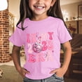 thumbnail image 2 of Godom Girls' Short Sleeve Shirts Girls Cotton Crew Neck Shirt Cute Print Summer Blouse for Girls Tee Tops, 2 of 6