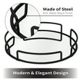 thumbnail image 5 of Home Details Modern Round Design Mirror Vanity Tray in Matte Black, 13" x 13" x 2.05", 5 of 6