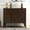 Brown, variant on Harper & Bright Designs Wooden Accent Storage Cabinet, Console Table with Adjustable Shelf and 3 Antique Doors, Modern Sideboard Buffet Storage Cabinet for Entryway, Living Room, Bedroom, Navy Blue
