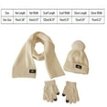 thumbnail image 6 of ShomPort Kids Winter Beanie Hat Scarf Gloves Set Knit Hats Long Scarf Soft Gloves Christmas Gift, 6 of 6
