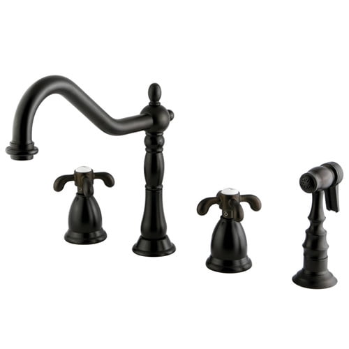 Kingston Brass French Country Double Handle Kitchen Faucet Walmart