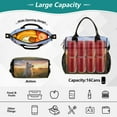 thumbnail image 4 of Dog Grass Sunlight Sky Cooler Bag Lunch Bag Soft Cooler Cooling Tote Insulated Lunch Box for Adult Men Women, 4 of 6
