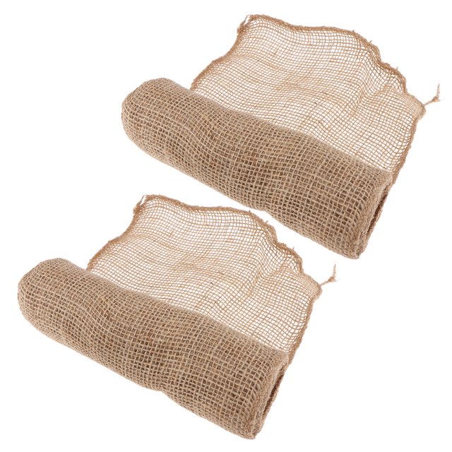 Protector de árbol de Invierno de Tela de Yute de 2 Piezas Protege Las Plantas a Prueba de Frío Vendaje Cálido Mantener Sunnimix Envoltura de arpillera para invierno