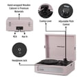thumbnail image 3 of Crosley CR8017B-AM Voyager Tocadiscos de vinilo portátil vintage con entrada/salida Bluetooth y altavoces integrados, Amatista, 3 of 5