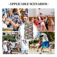 thumbnail image 6 of Honeii Palm Leaves Flamingo print basktball shirt for men and women, Unisex basketball jersey for Theme party-4X-Large, 6 of 6