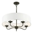 thumbnail image 5 of 41775-92 Livex Lighting Edinburgh - 5 Light Pendant In Transitional Style-14 Inches Tall and 23 Inches Wide-English Bronze Finish    -Traditional, 5 of 10