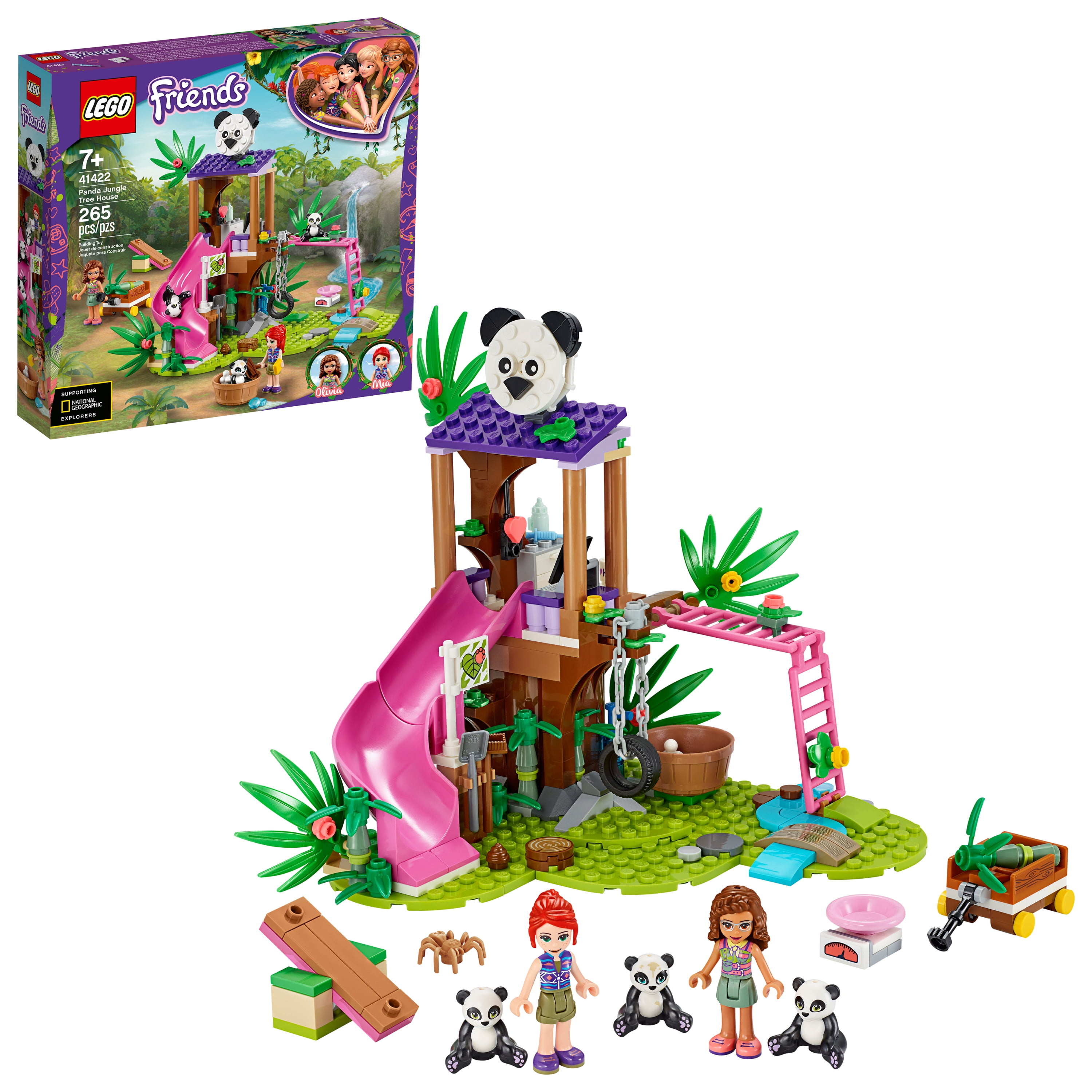LEGO 41421 Friends Baby Elephant Jungle Rescue Play Set with Stephanie Camp 