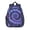 Purple and Black, variant on Purple and Black Tie Dye Pattern Backpack for School, Cute School Bag with Adjustable Shoulder Straps and Padded Back, 15"x11.42"x5.5"
