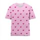 thumbnail image 4 of Camisetas Casuales de Manga Corta con Cuello de Tripulación Impresa de San Valentín Tee Gráfica Ligera Top 95% Poliéster 5% Elastano para el Uso Diario, Camiseta de Moda Cómoda, 4 of 8