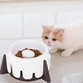 thumbnail image 4 of Comedero de comida lenta para perros y gatos con forma de pastel, apto para uso en seco y húmedo, con cinco ajustes de altura y protección para la columna vertebral., 4 of 14
