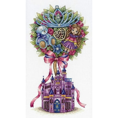UPC: 4627128739252 | Girls Dream SNV-717 Counted Cross-Stitch Kit by MP Studia