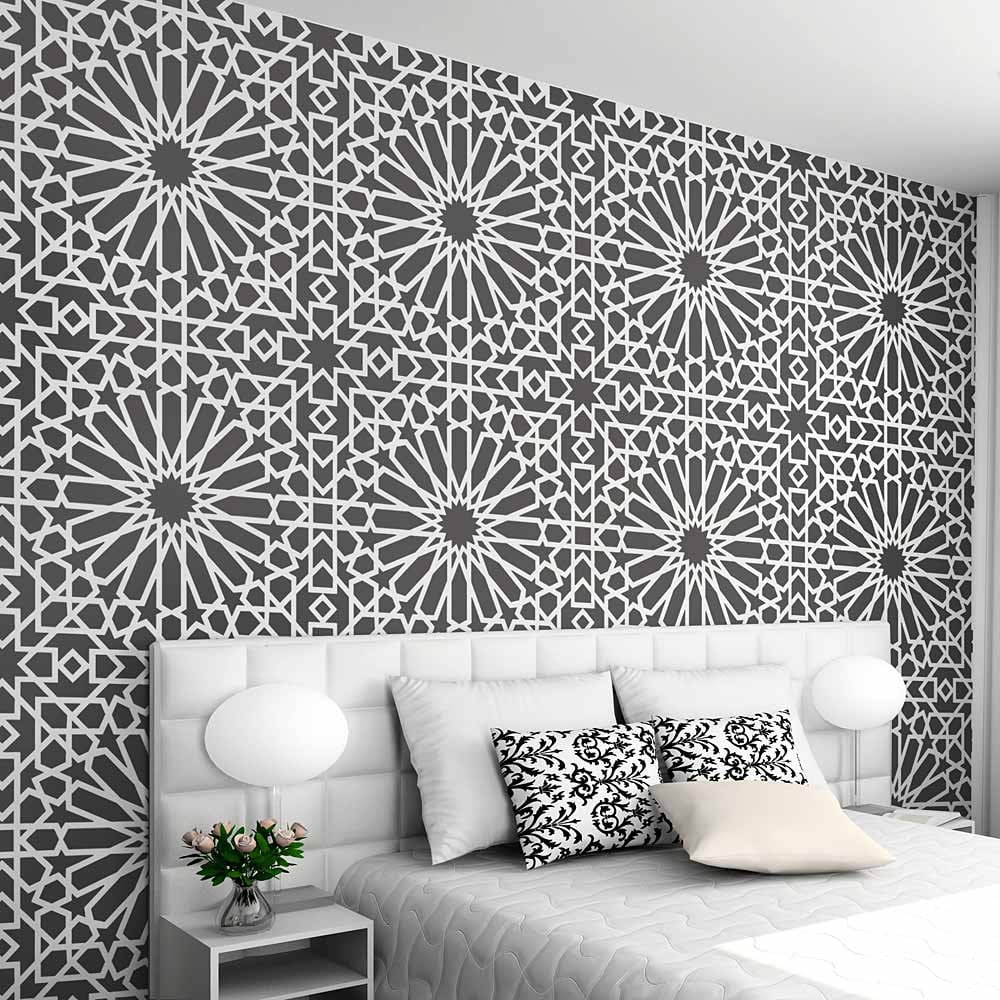 Medina Tile Wall Stencil - Walmart.com - Walmart.com