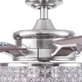 thumbnail image 5 of Prominence Home Lanissa 52 Led Lanissa 52" 5 Blade Indoor Led Ceiling Fan - Nickel, 5 of 7