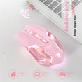 thumbnail image 3 of XXPLKPFA  G305 Wireless Bluetooth Dual Mode Gaming Mouse ，mechanical gaming computer cf mute office laptop gaming competitive for girls or women, Rechargeable 3200 dpi,6 Buttons，G305 pink, 3 of 12